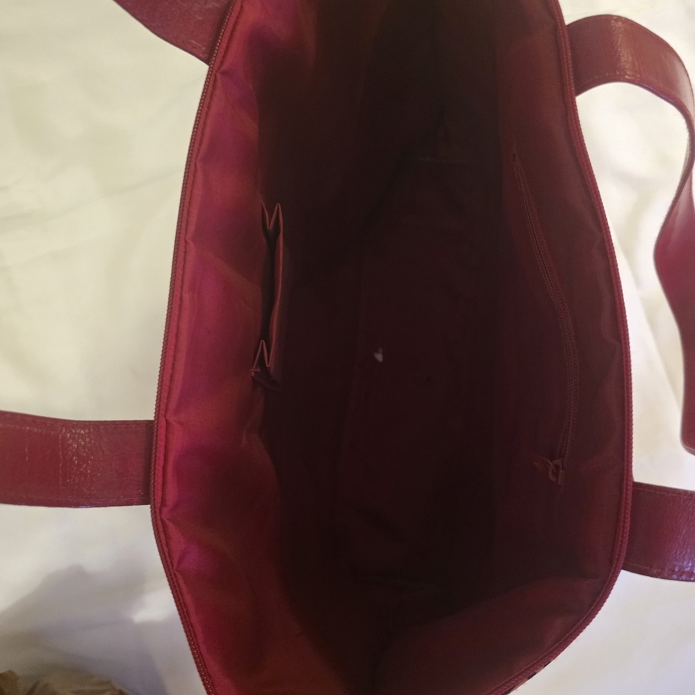 Leather Shantiniketan Painted Handbag (NWOT) - Picture 5 of 6